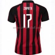 AC Milan Cristian Zapata 17 fotbalové dresy domáci 2018-19..